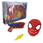 تفنگ و ماسک مدل مرد عنکبوتی